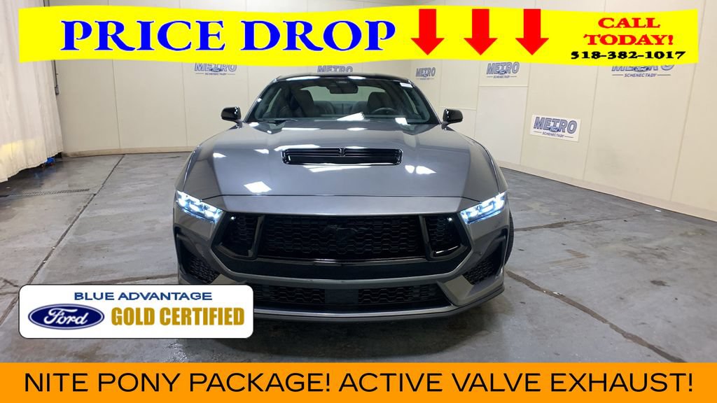 Certified 2025 Ford Mustang GT Premium w/ Mustang Nite Pony Package RWD image 37