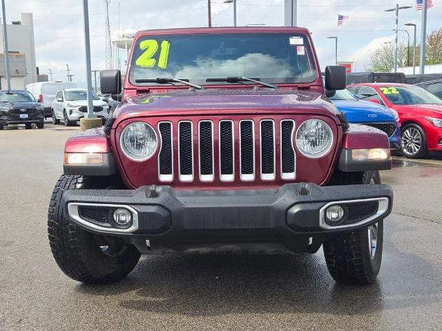 Used 2021 Jeep Wrangler Unlimited Sahara w/ Uconnect 4C Nav & Sound Group image 7