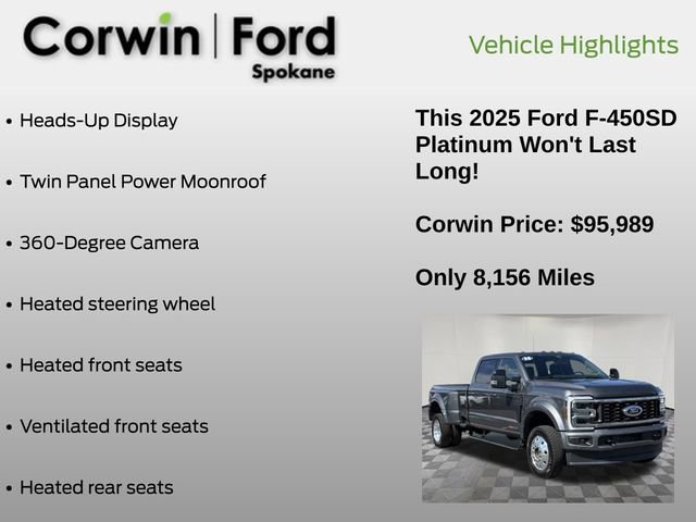 Certified 2025 Ford F450 Platinum AWD/4WD image 12