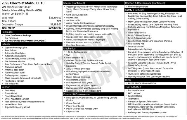 Used 2025 Chevrolet Malibu LT FWD image 38