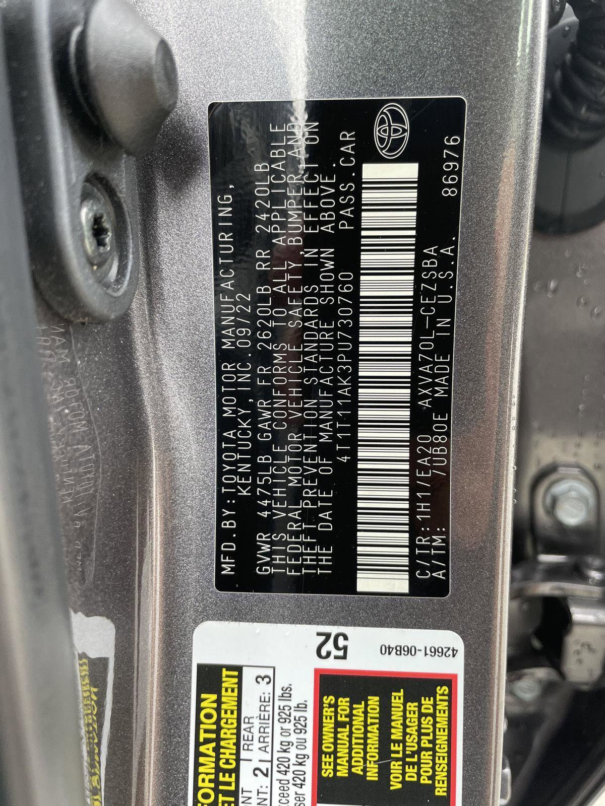 Used 2023 Toyota Camry SE w/ Convenience Package FWD image 31