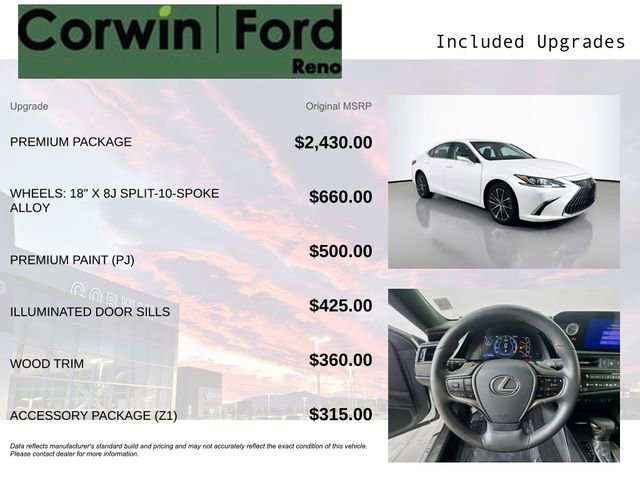 Used 2023 Lexus ES 250 w/ Premium Package image 10