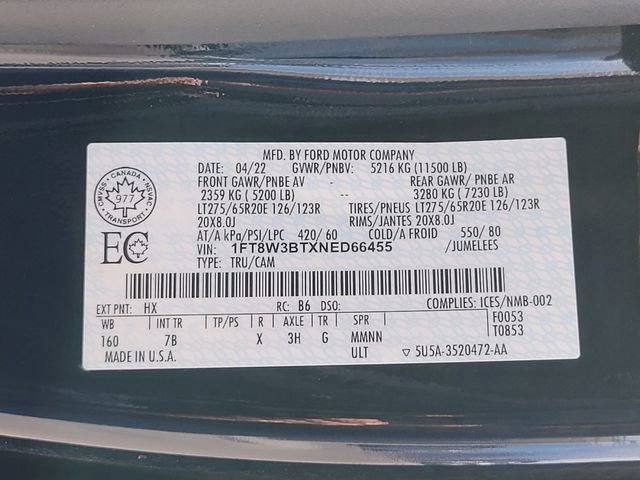 Certified 2022 Ford F350 Platinum w/ FX4 Off-Road Package image 19