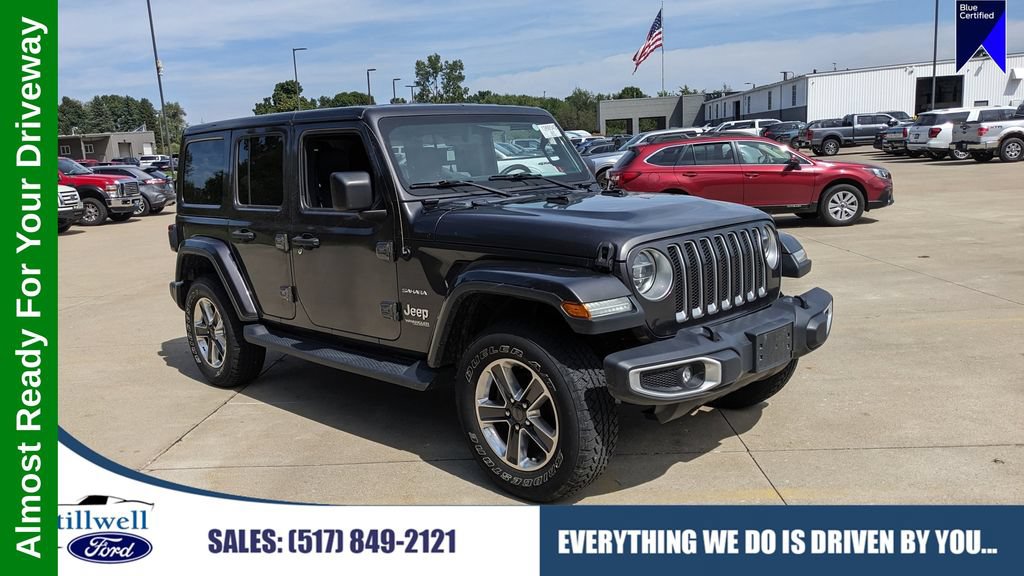 Used 2019 Jeep Wrangler Unlimited Sahara w/ Uconnect 4C Nav & Sound Group