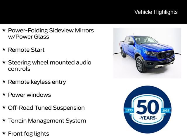 Certified 2020 Ford Ranger XLT w/ Equipment Group 302A Luxury image 21