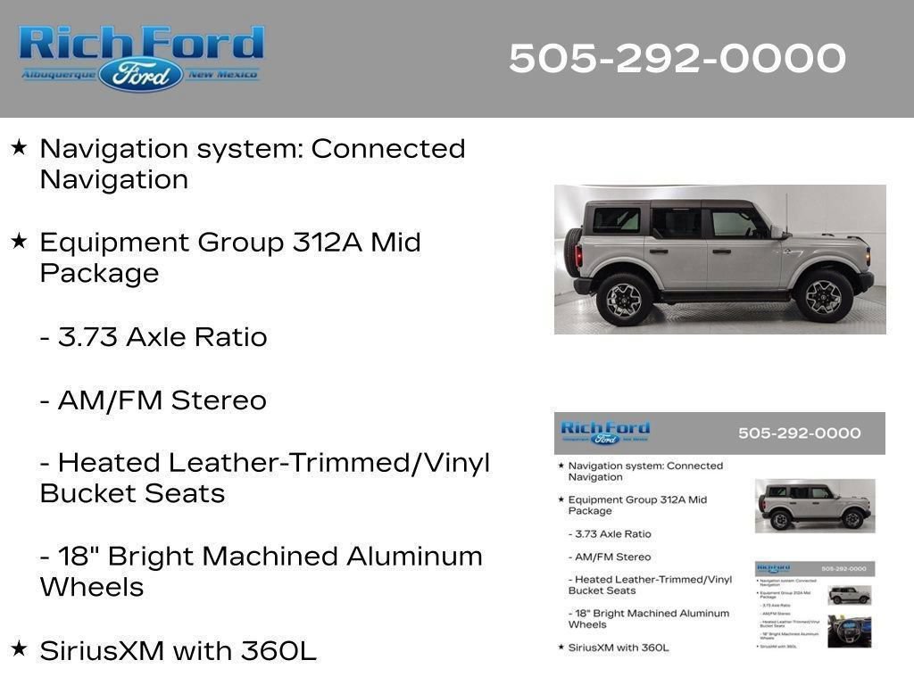 Certified 2026 Ford Bronco Outer Banks AWD/4WD image 21