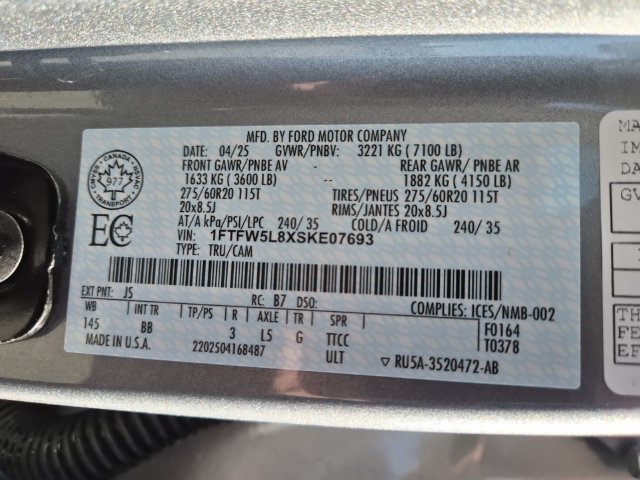 Certified 2025 Ford F150 Lariat AWD/4WD image 25