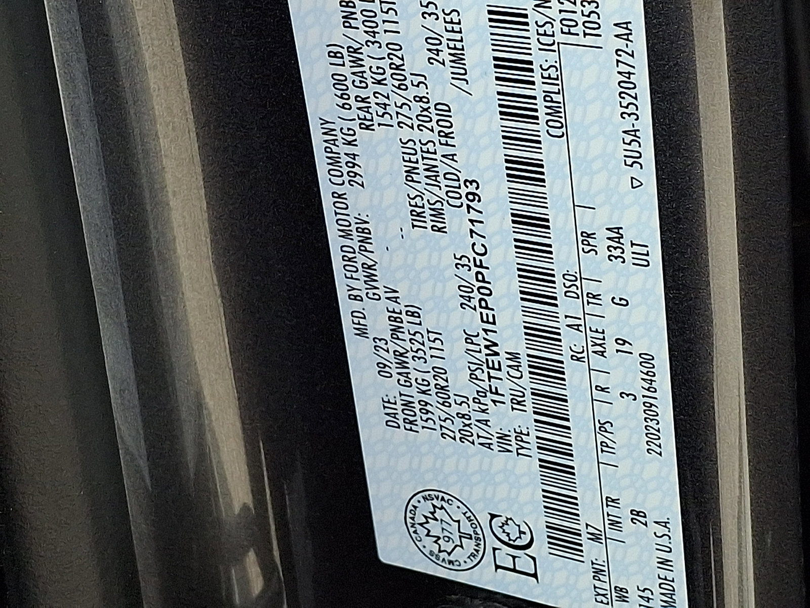 Certified 2023 Ford F150 Lariat w/ Equipment Group 502A High image 32