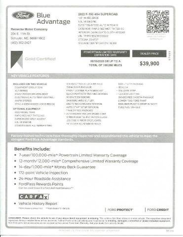 Certified 2022 Ford F150 XLT w/ Equipment Group 301A Mid image 10