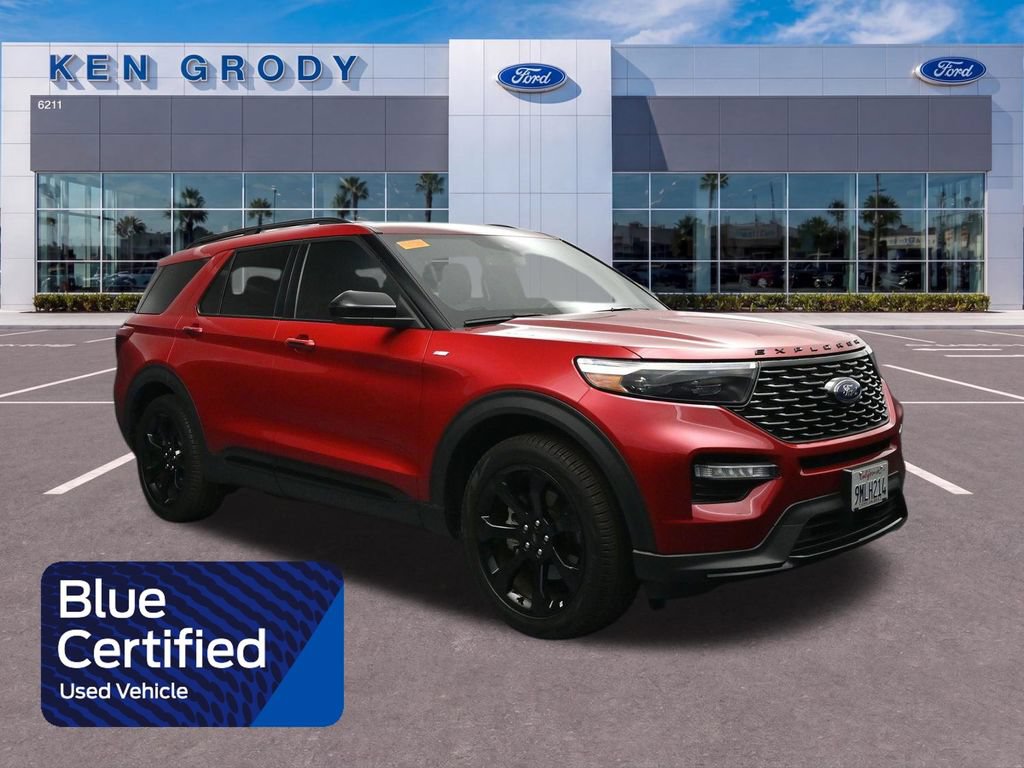 Certified 2024 Ford Explorer ST-Line w/ Class IV Trailer Tow Package