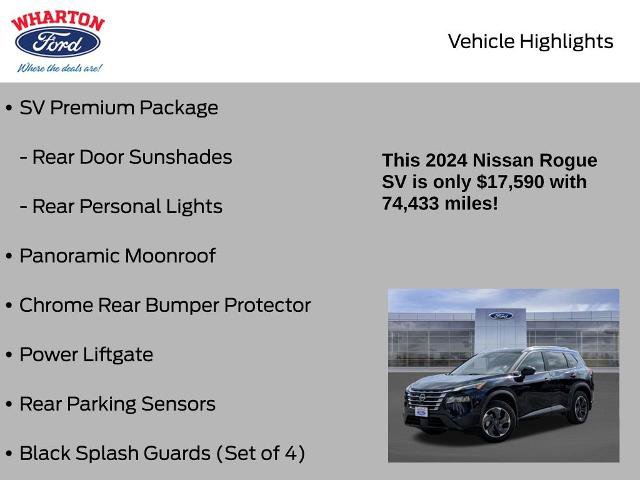 Used 2024 Nissan Rogue SV w/ SV Premium Package FWD image 11