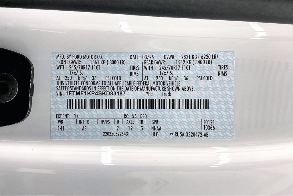 Certified 2025 Ford F150 XL RWD image 30