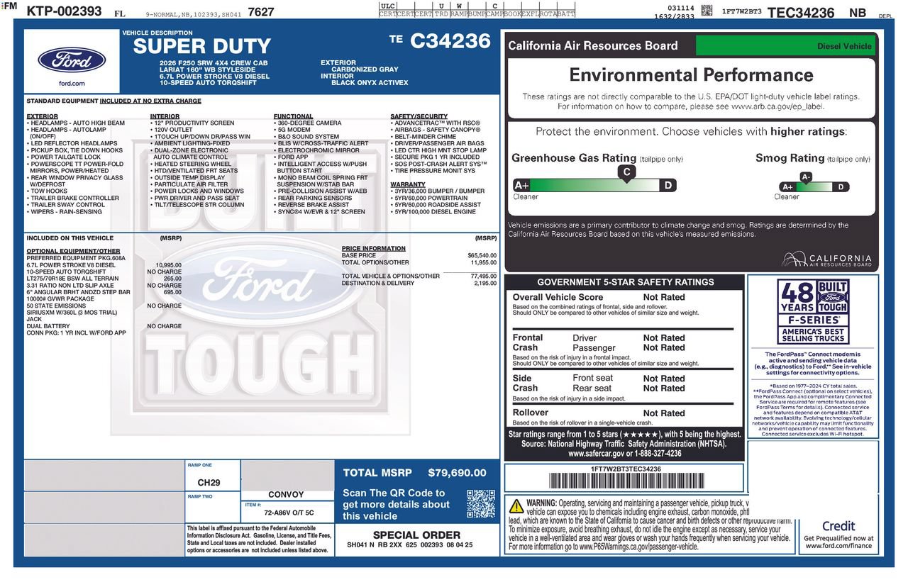 Certified 2026 Ford F250 Lariat AWD/4WD image 35