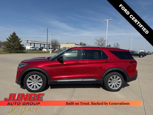 Certified 2025 Ford Explorer Platinum w/ LUX Leather Package image 2