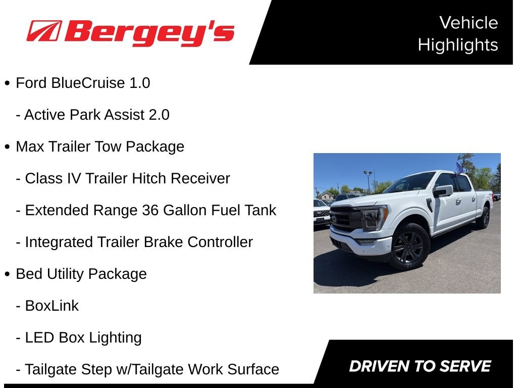 Certified 2023 Ford F150 Lariat w/ Equipment Group 502A High AWD/4WD image 5