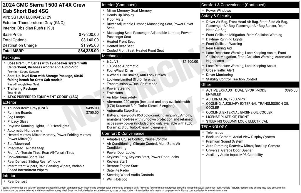 Used 2024 GMC Sierra 1500 AT4X AWD/4WD image 27