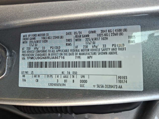 Certified 2024 Ford Escape Active image 26