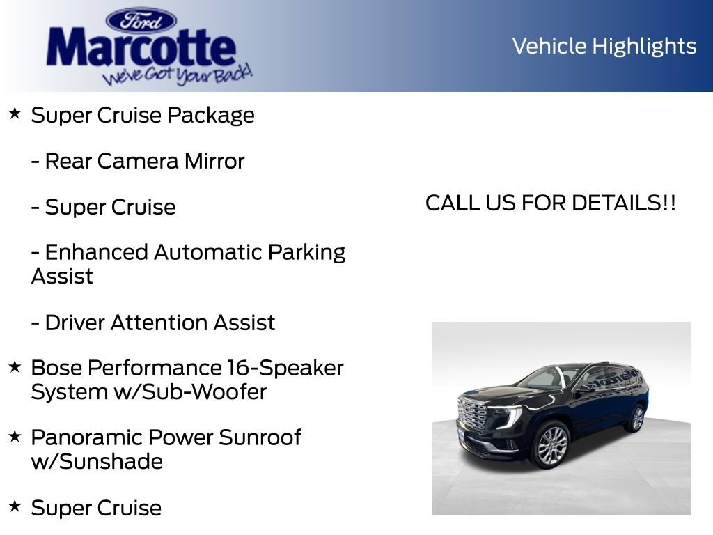 Used 2024 GMC Acadia Denali w/ Super Cruise Package AWD/4WD image 15