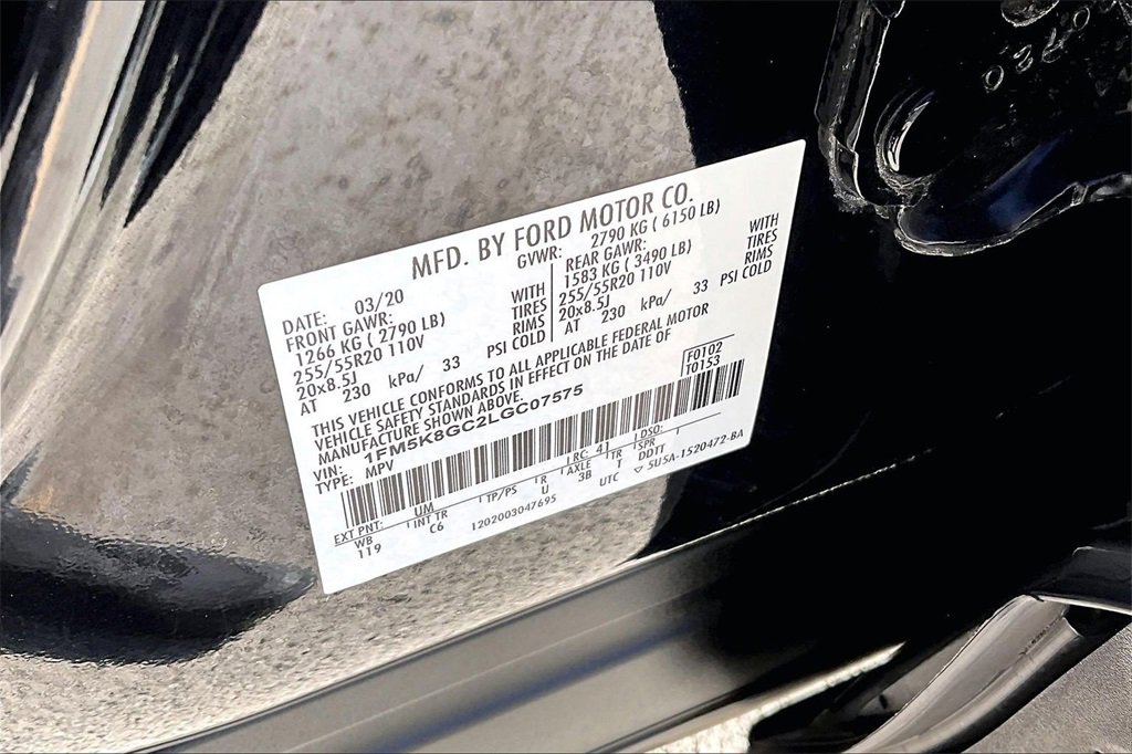 Certified 2020 Ford Explorer ST w/ Premium Technology Package image 33