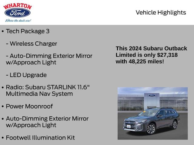 Used 2024 Subaru Outback Limited AWD/4WD image 16