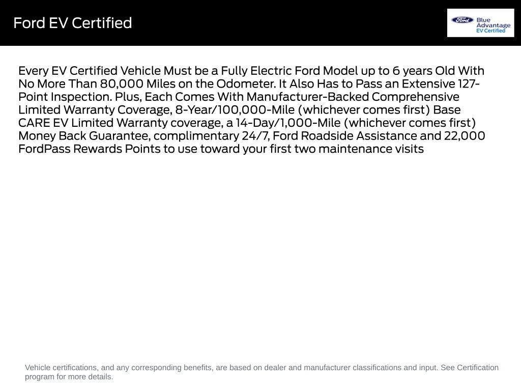 Certified 2025 Ford Mustang Mach-E Select w/ Comfort Package Lite image 13