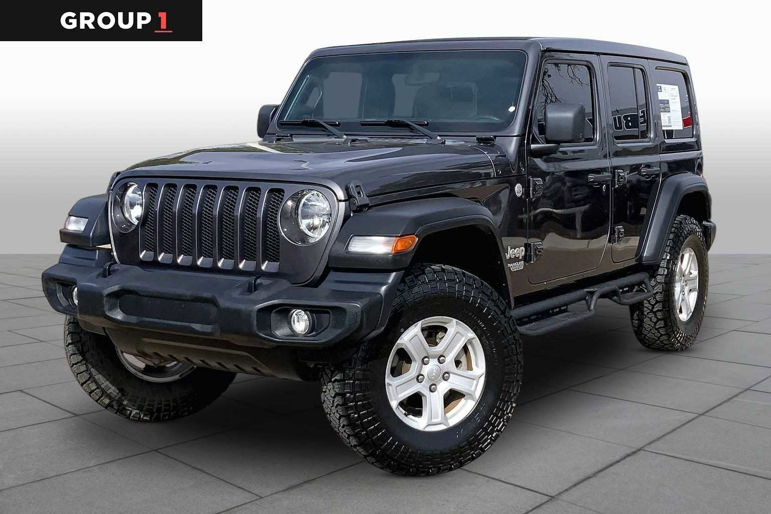 Used 2021 Jeep Wrangler Unlimited Sport w/ Sun And Sound Package AWD/4WD image 1