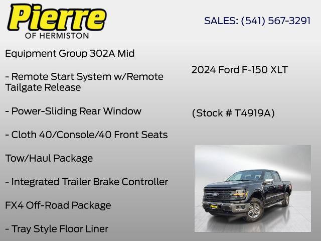 Certified 2024 Ford F150 XLT w/ Equipment Group 302A MID AWD/4WD image 13