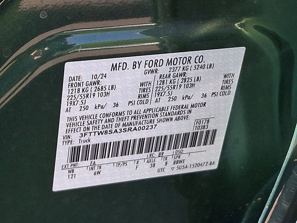 Certified 2025 Ford Maverick Lariat w/ Black Appearance Package AWD/4WD image 28
