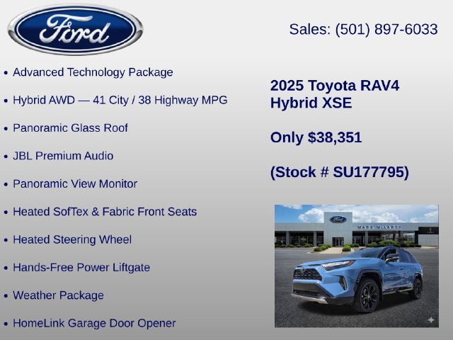 Used 2025 Toyota RAV4 XSE w/ Advanced Technology Package AWD/4WD image 6