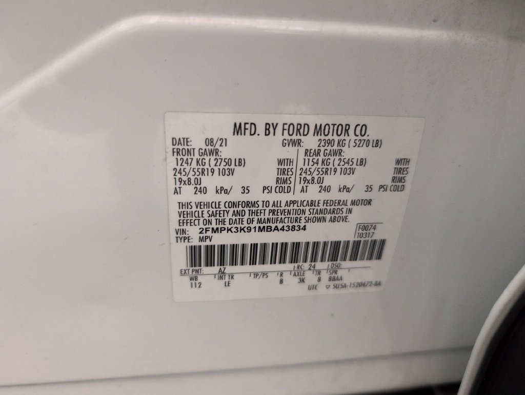 Certified 2021 Ford Edge Titanium FWD image 41