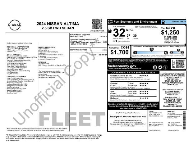 Used 2024 Nissan Altima 2.5 SV FWD image 27
