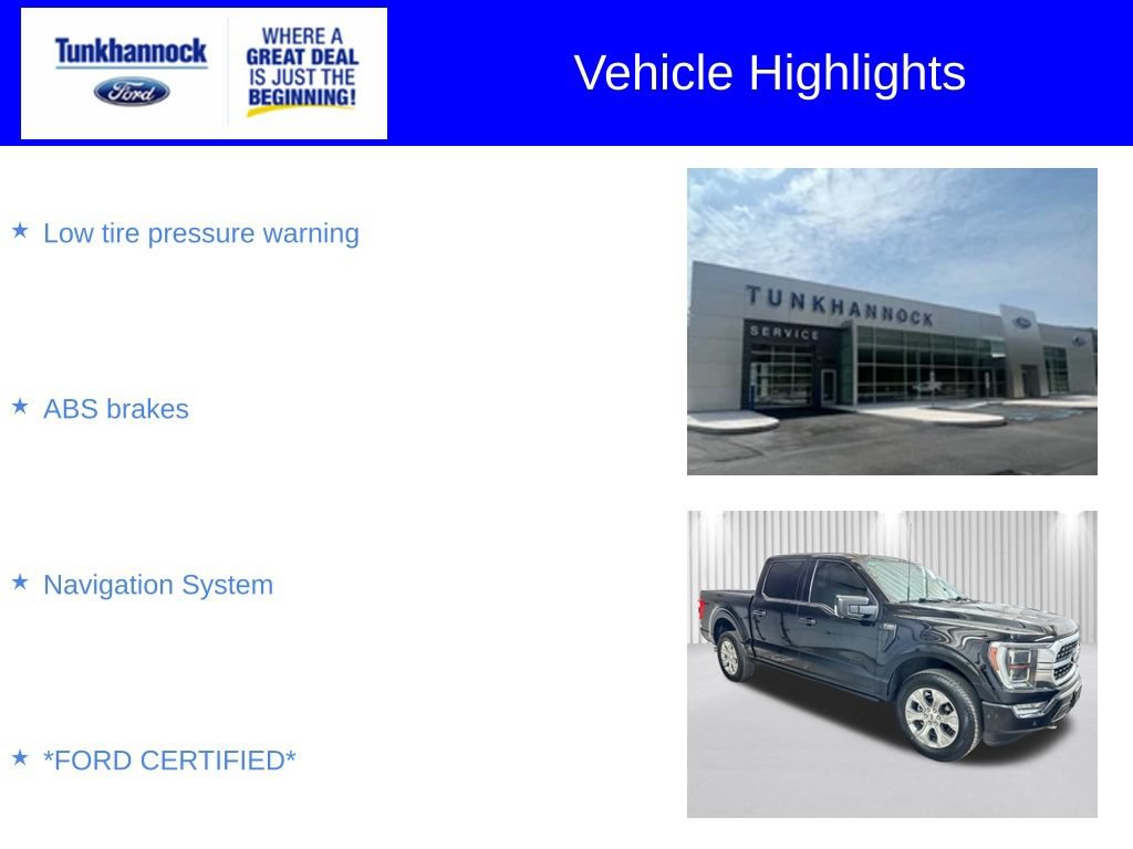 Certified 2023 Ford F150 Platinum AWD/4WD image 6