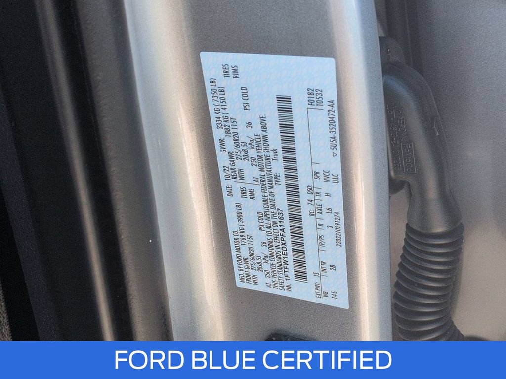 Certified 2023 Ford F150 Lariat w/ Equipment Group 502A High AWD/4WD image 35