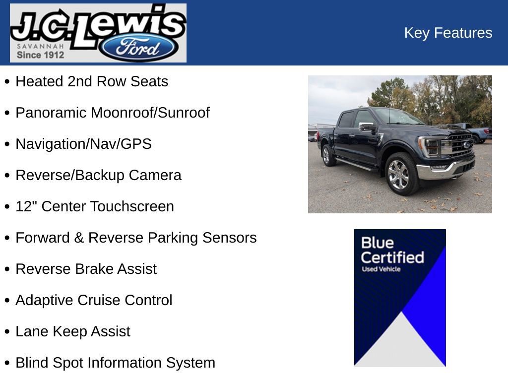 Certified 2023 Ford F150 Lariat w/ Equipment Group 502A High image 33