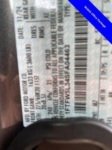 Certified 2025 Ford F150 Lariat w/ Equipment Group 502A High image 10