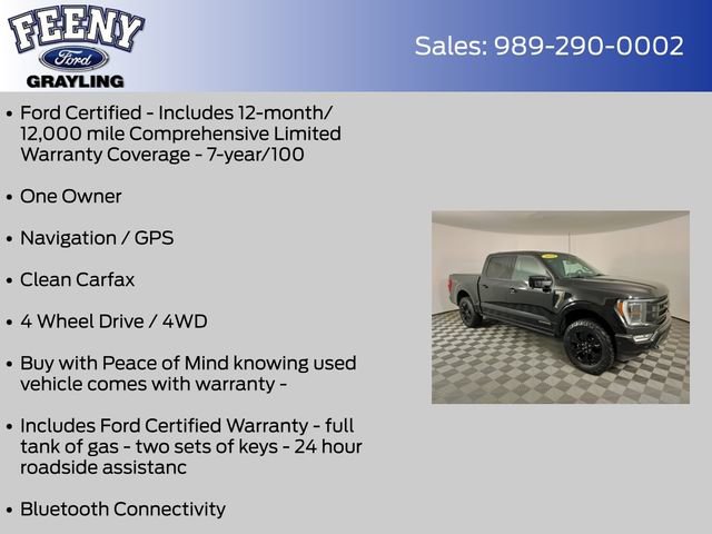 Certified 2023 Ford F150 Platinum w/ Equipment Group 701A High image 4