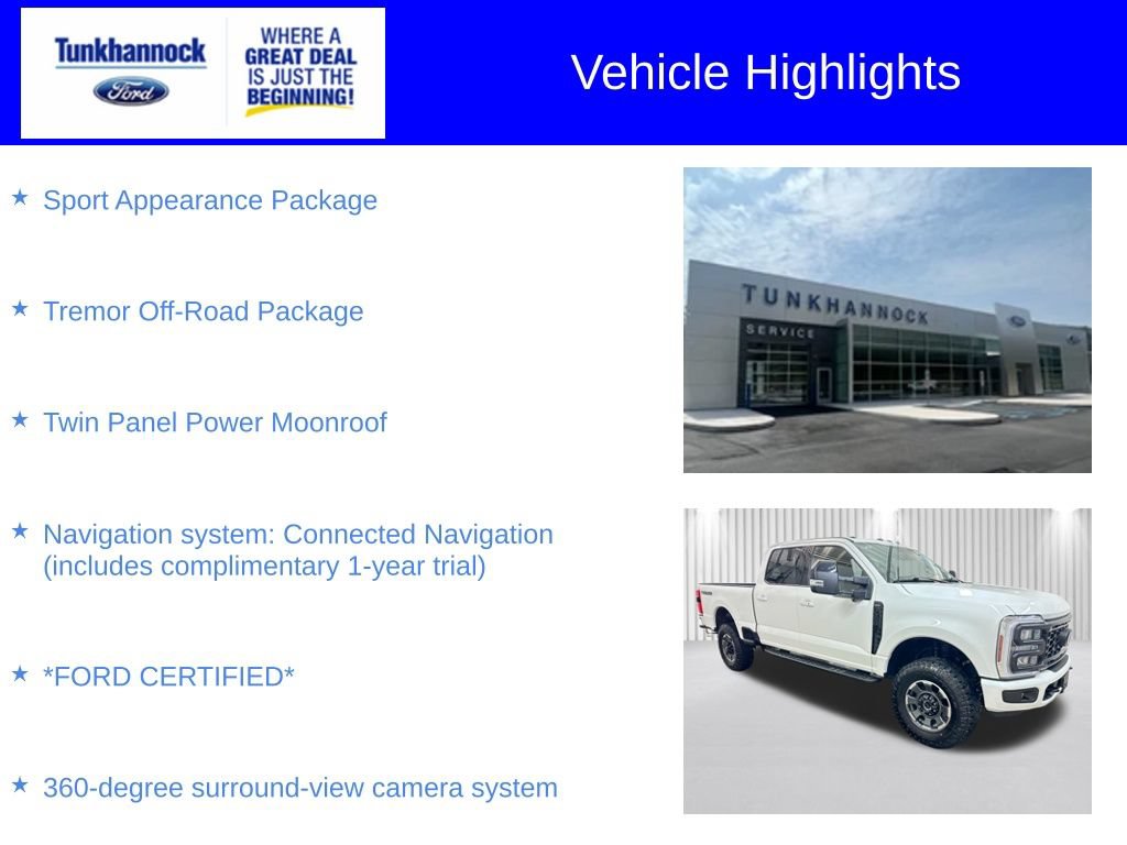 Certified 2024 Ford F250 Lariat w/ Tremor Off-Road Package AWD/4WD image 6