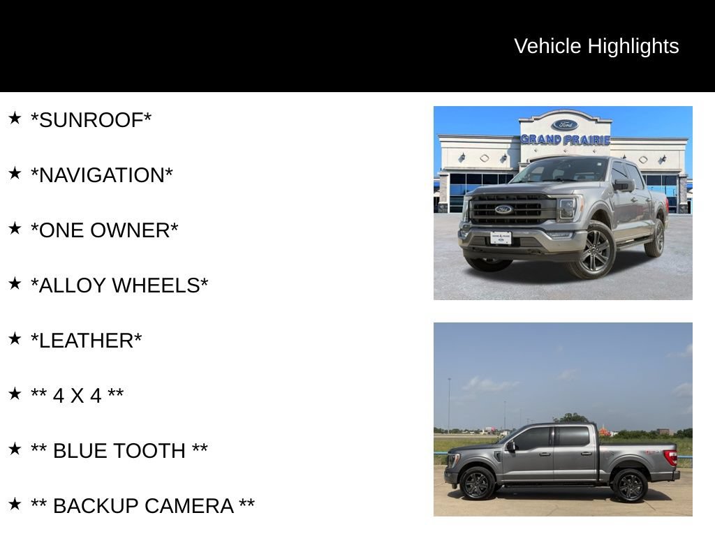 Certified 2023 Ford F150 Lariat w/ Equipment Group 502A High AWD/4WD image 4