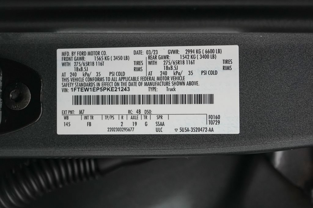 Certified 2023 Ford F150 XLT w/ Equipment Group 302A High AWD/4WD image 24