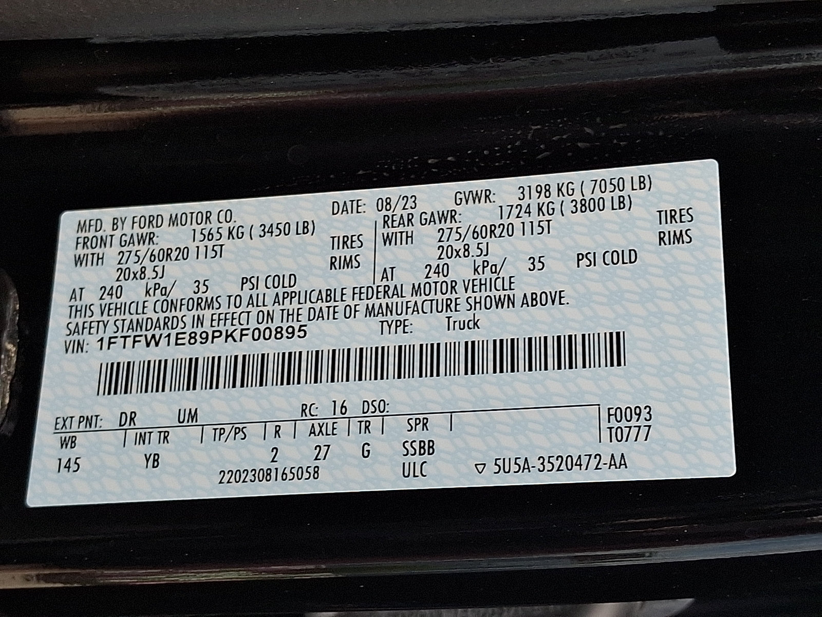 Certified 2023 Ford F150 XLT w/ Equipment Group 302A High AWD/4WD image 27