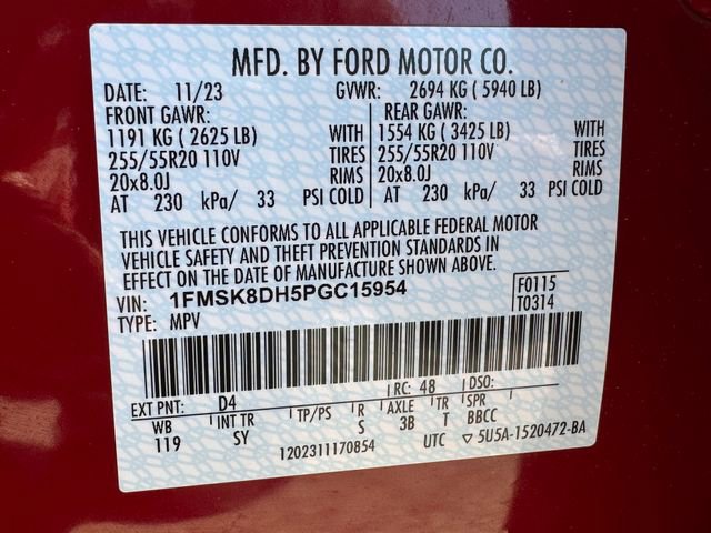 Certified 2023 Ford Explorer XLT w/ Equipment Group 202A AWD/4WD image 28