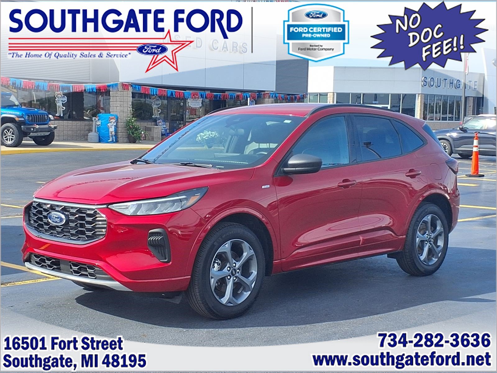 Certified 2024 Ford Escape ST-Line w/ Tech Pack #1 AWD/4WD image 1