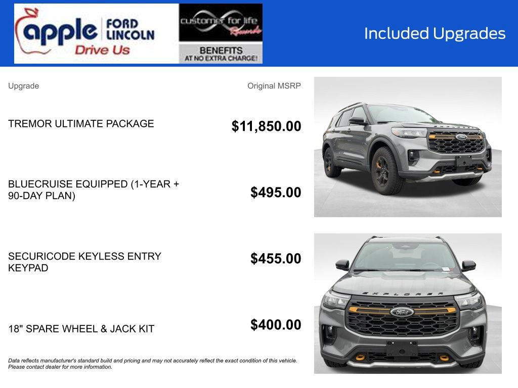 Certified 2026 Ford Explorer Tremor w/ Tremor Ultimate Package AWD/4WD image 4