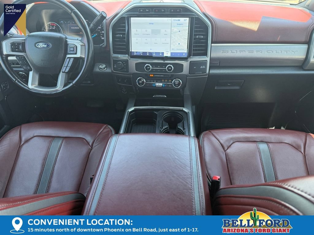Certified 2022 Ford F350 Platinum AWD/4WD image 14