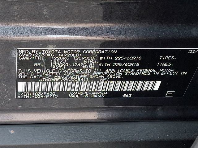 Used 2019 Toyota RAV4 Limited w/ Carpet Mat Package AWD/4WD image 28