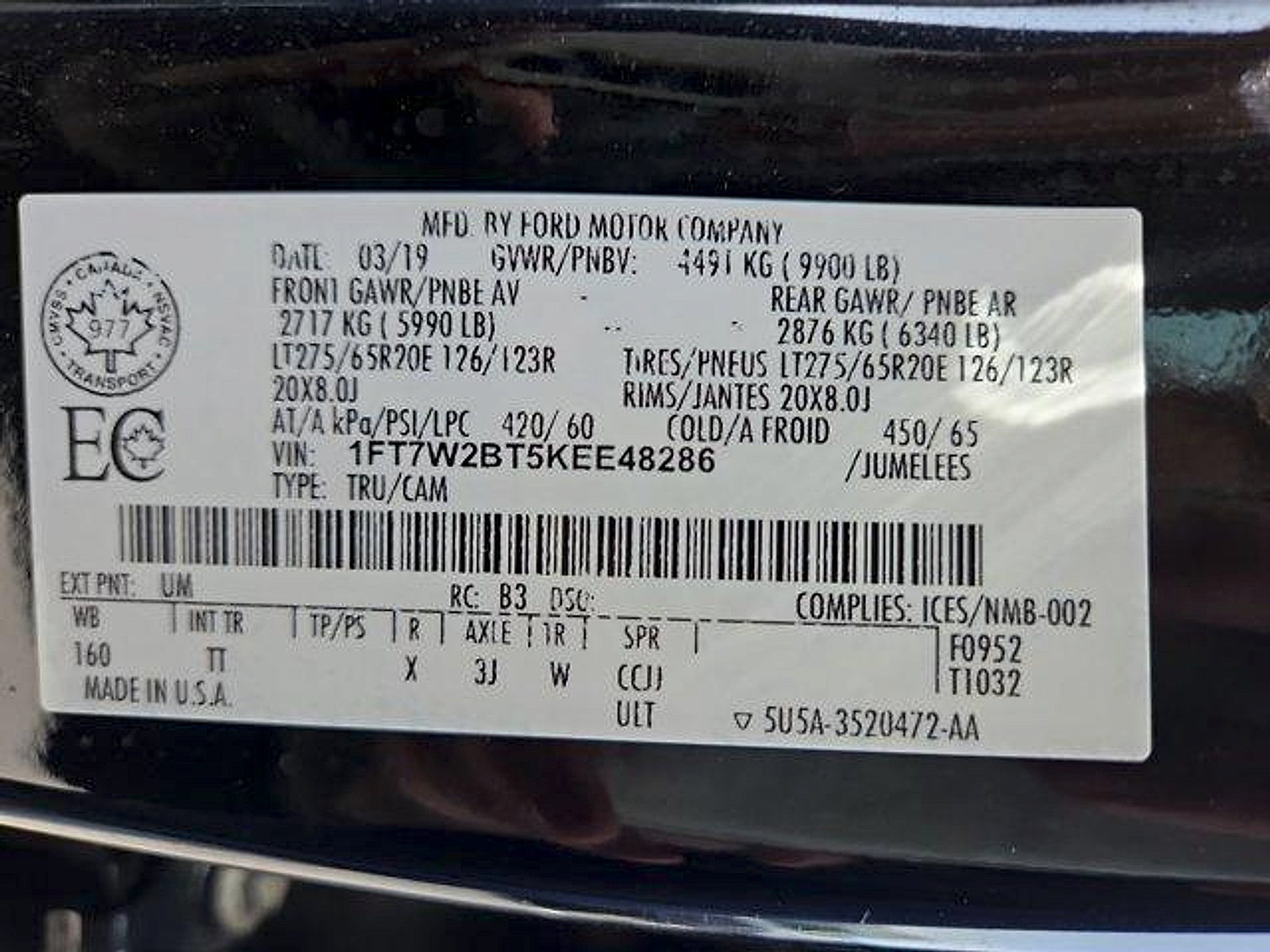 Certified 2019 Ford F250 Limited AWD/4WD image 27