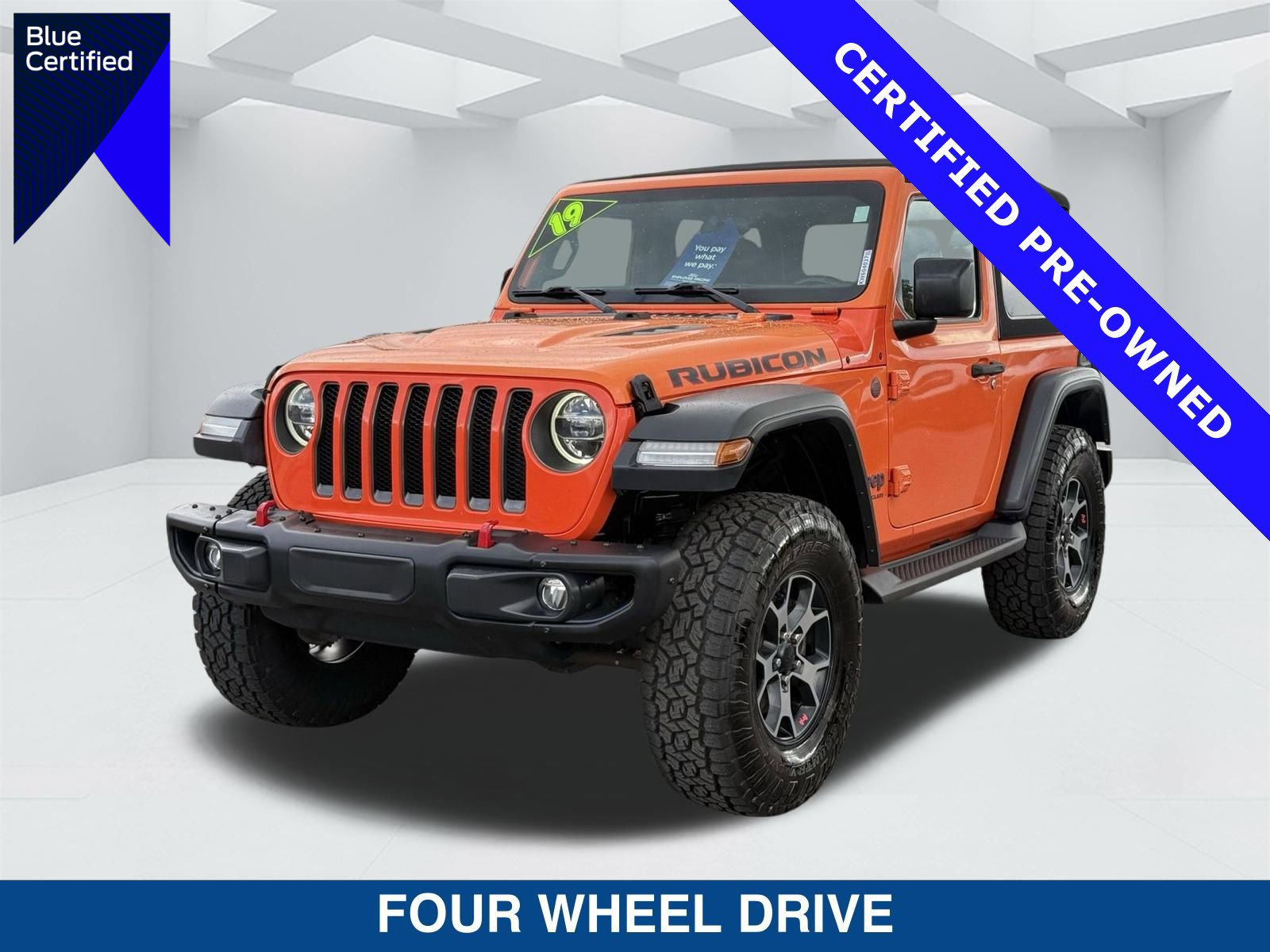 Used 2019 Jeep Wrangler Rubicon w/ Steel Bumper Group image 1