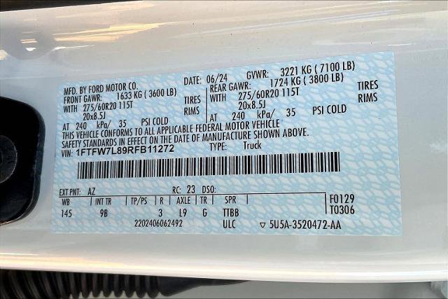 Certified 2024 Ford F150 Platinum w/ FX4 Off-Road Package image 27