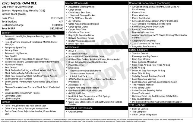 Used 2023 Toyota RAV4 XLE AWD/4WD image 27