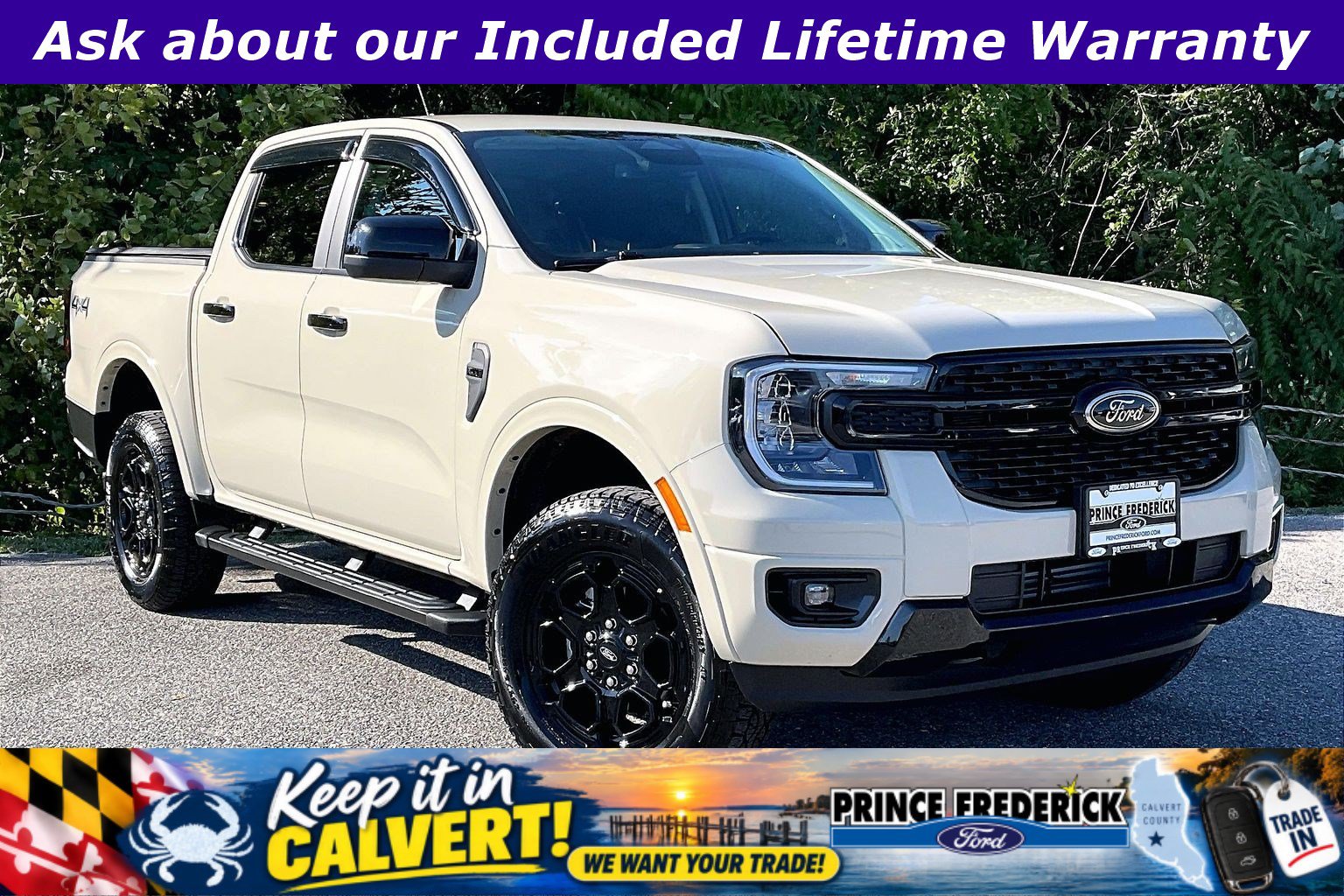 Certified 2025 Ford Ranger XLT w/ Black Appearance Package AWD/4WD image 1